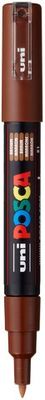 POSCA PC-1M PAINT MARKER X FINE TAPERED BULLET TIP BROWN