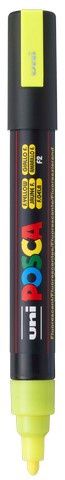 POSCA PC-5M PAINT MARKER MEDIUM BULLET TIP FLUORESCNT YELLOW