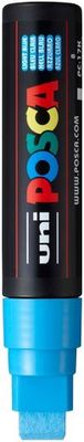 POSCA PC-17K PAINT MARKER XBROAD RECTANG CHISEL TIP LIGHT BL