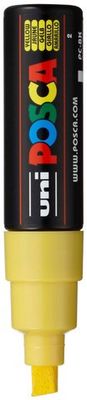 POSCA PC-8K PAINT MARKER BROAD CHISEL TIP YELLOW