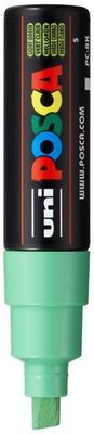 POSCA PC-8K PAINT MARKER BROAD CHISEL TIP LIGHT GREEN