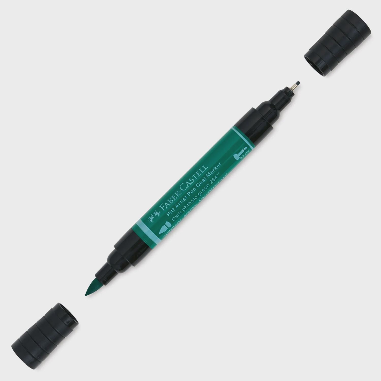 PITT ARTIST PEN DUAL MARKER INDIA INK DARK PHTHALO GREEN