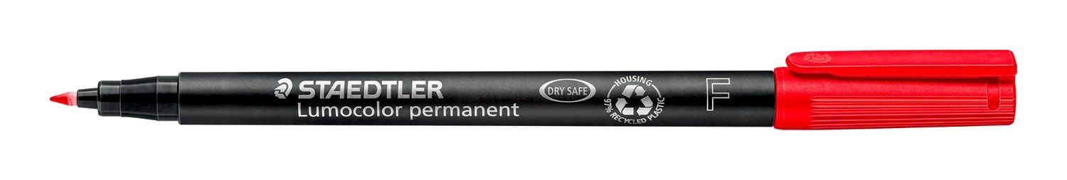 LUMOCOLOR PERMANENT FINE RED