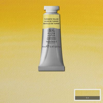 PROFESSIONAL WATERCOLOUR TURNERS YELLOW 14ML