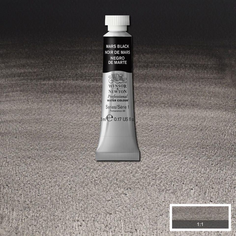 PROFESSIONAL WATER COLOUR MARS BLACK 5ML
