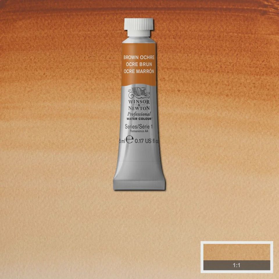 PROFESSIONAL WATERCOLOUR BROWN OCHRE 5ML