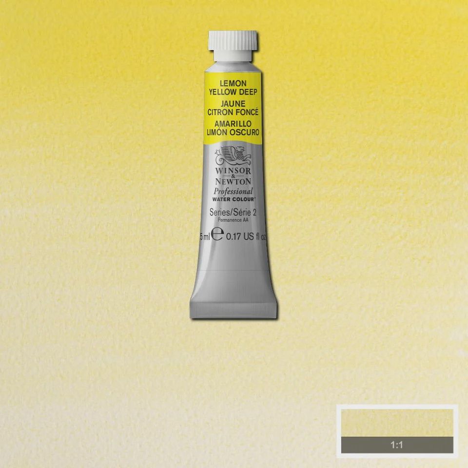PROFESSIONAL WATER COLOUR LEMON YELLOW DEEP 5ML