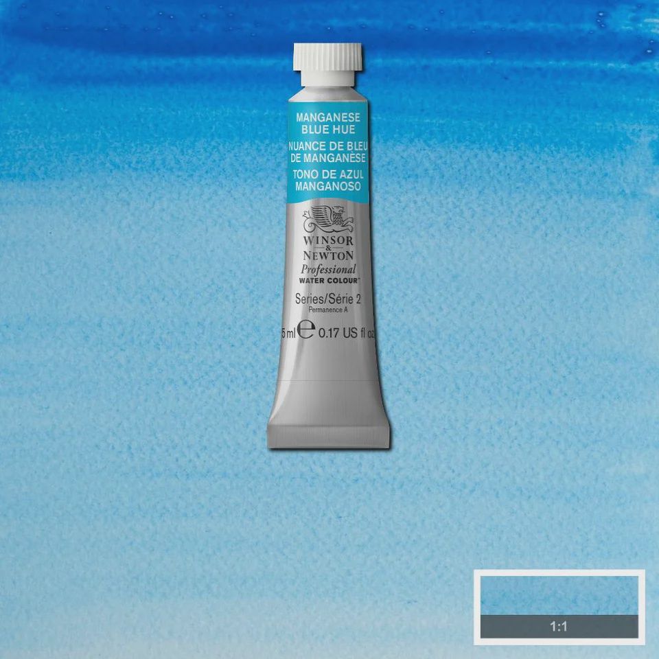 PROFESSIONAL WATER COLOUR MANGANESE BLUE HUE 5ML