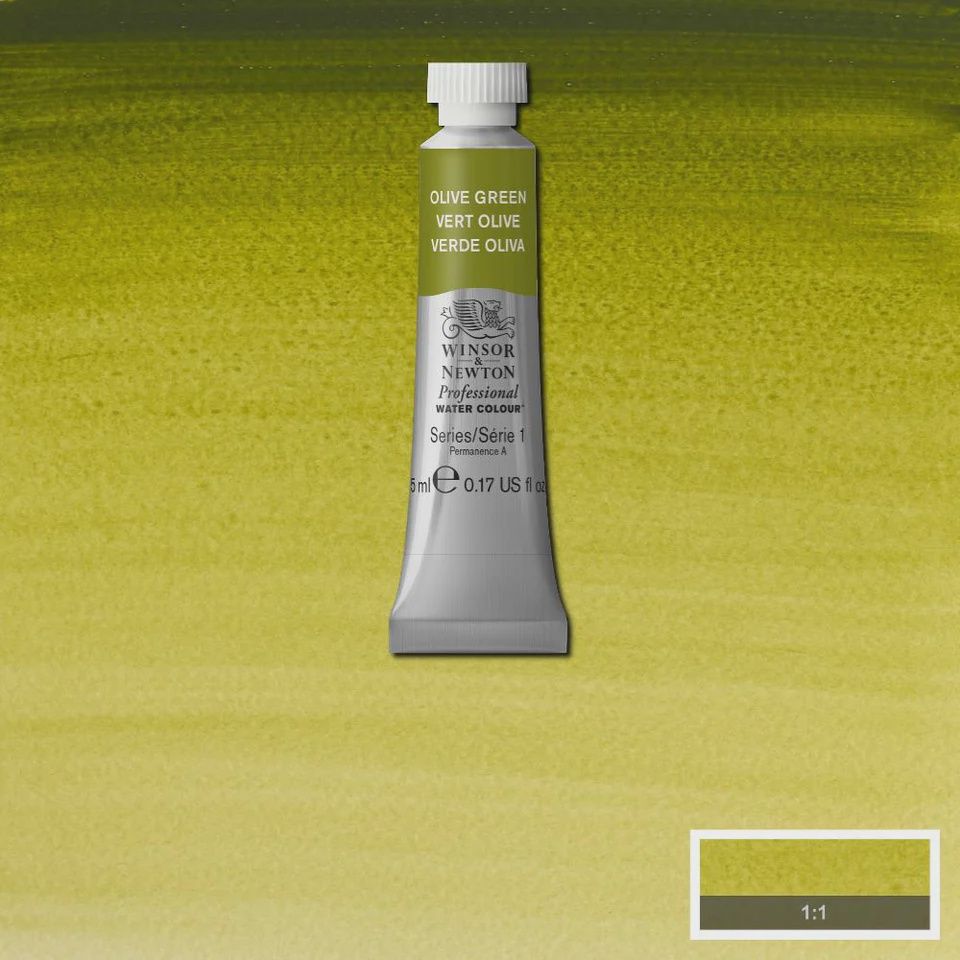 PROFESSIONAL WATER COLOUR OLIVE GREEN 5ML