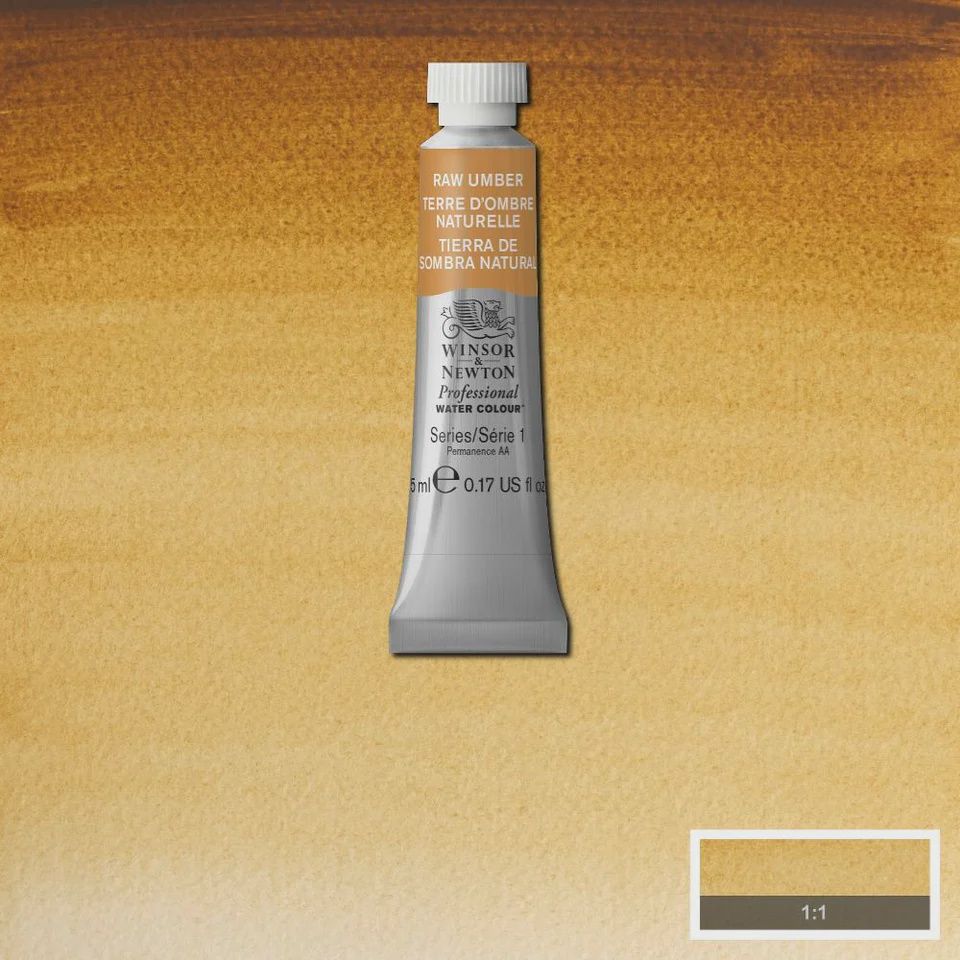 PROFESSIONAL WATER COLOUR RAW UMBER 5ML