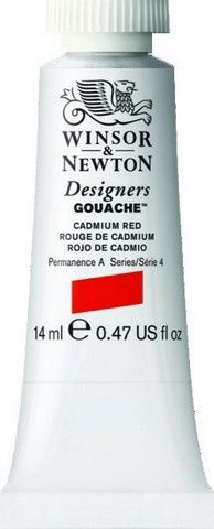 DESIGNERS GOUACHE CADMIUM RED 14ML