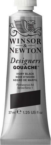 DESIGNERS GOUACHE IVORY BLACK 37ML