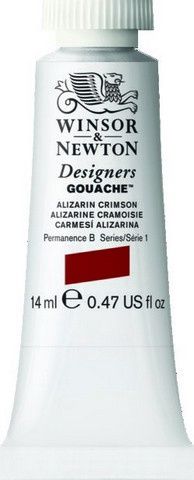 DESIGNERS GOUACHE ALIZARIN CRIMSON 14ML