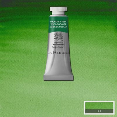 PROFESSIONAL WATERCOLOUR HOOKERS GREEN 14ML