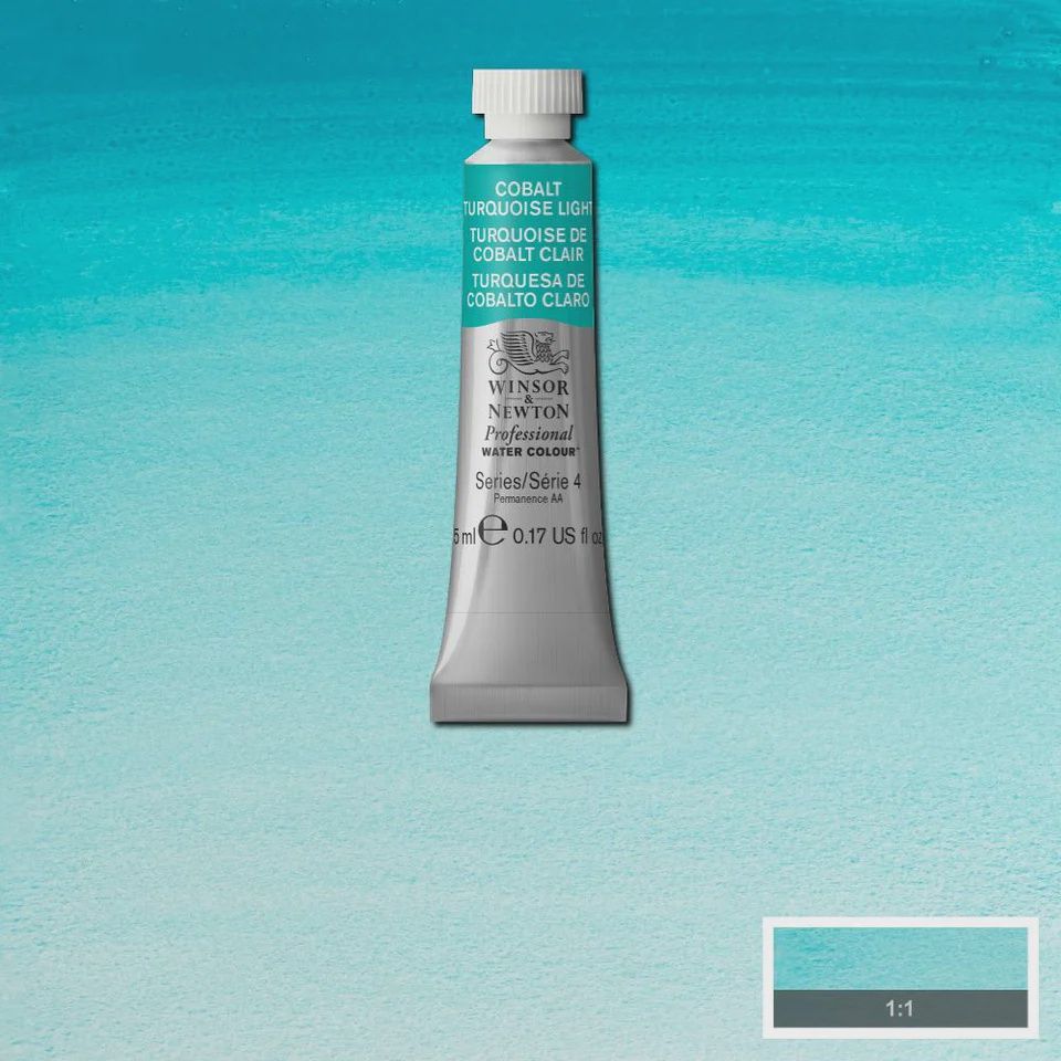 PROFESSIONAL WATERCOLOUR COBALT TURQUOISE LIGHT 5ML