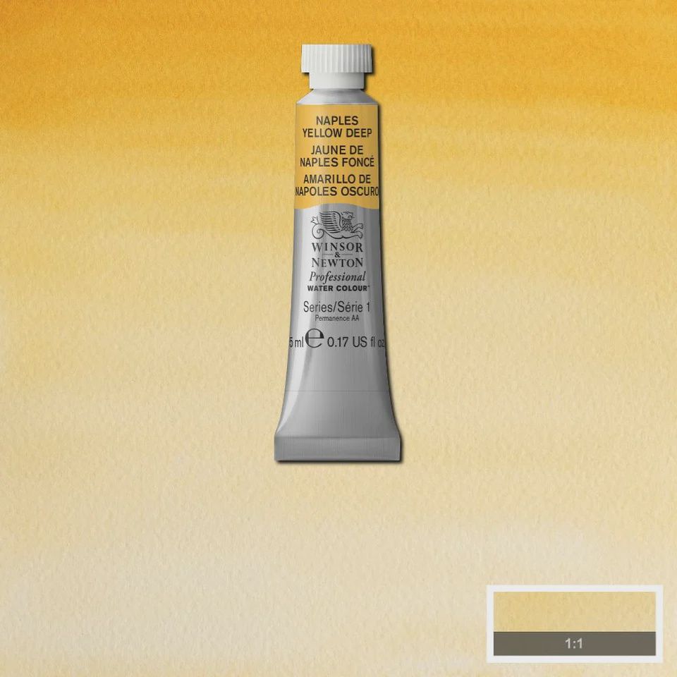PROFESSIONAL WATER COLOUR NAPLES YELLOW DEEP 5ML