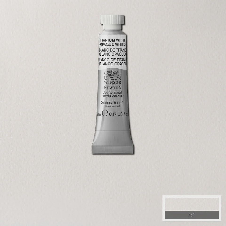 PROFESSIONAL WATER COLOUR TITANIUM WHITE 5ML