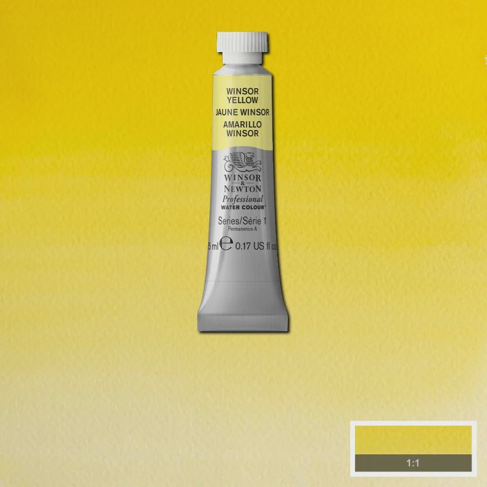 PROFESSIONAL WATER COLOUR WINSOR LEMON 5ML