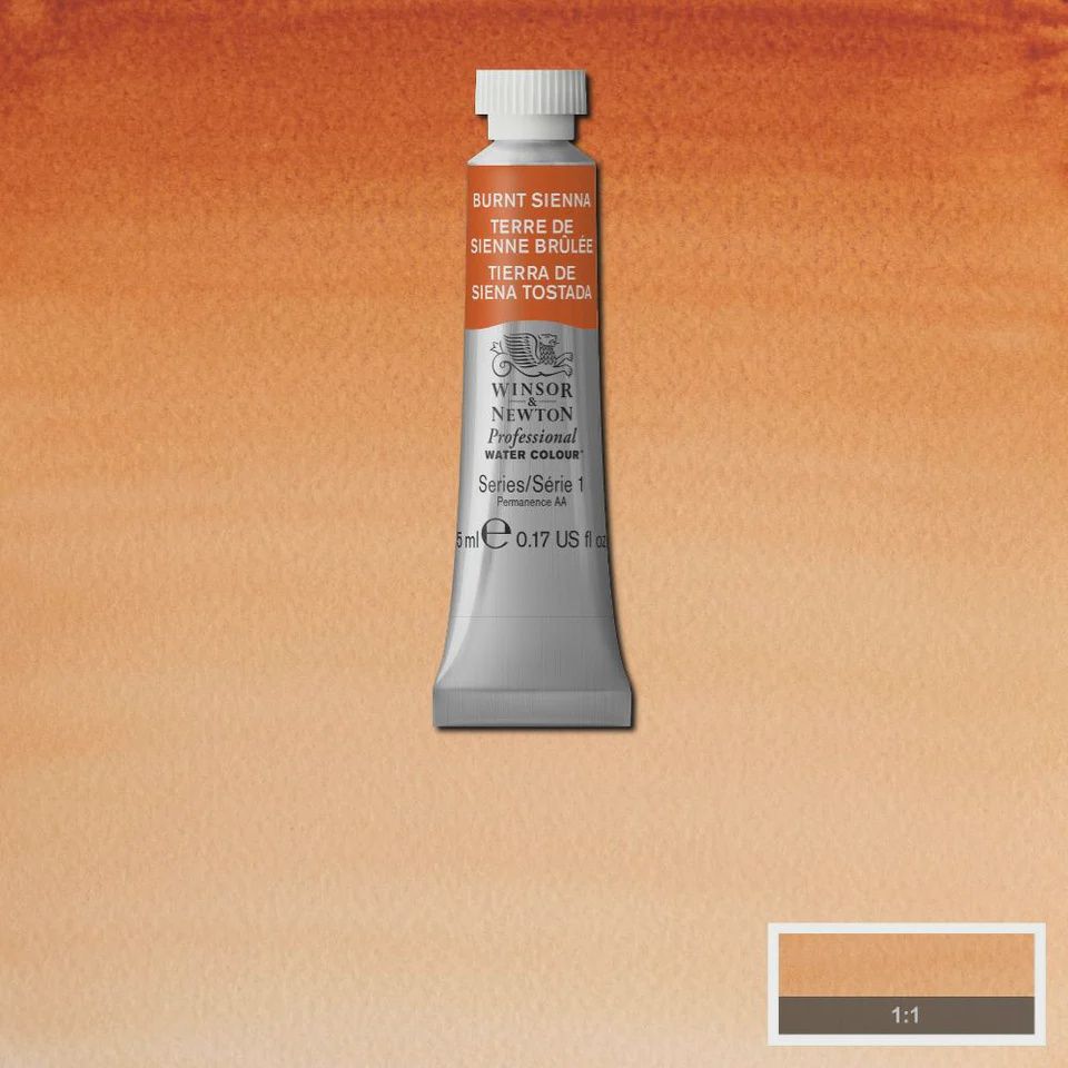 PROFESSIONAL WATERCOLOUR BURNT SIENNA 5ML