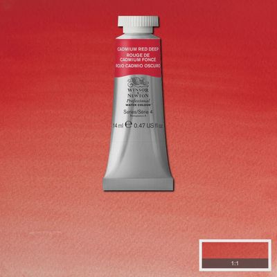 PROFESSIONAL WATERCOLOUR CADMIUM RED DEEP 14ML