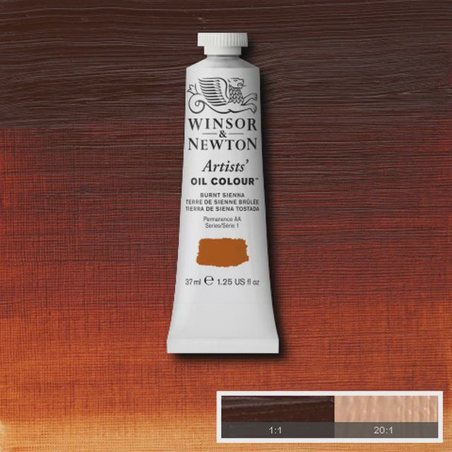 ART OIL BURNT SIENNA 37M