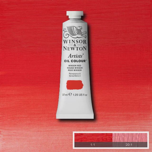 ART OIL WINSOR RED 37ML