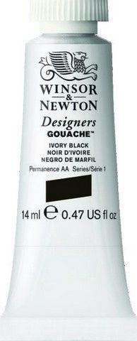 DESIGNERS GOUACHE IVORY BLACK 14ML