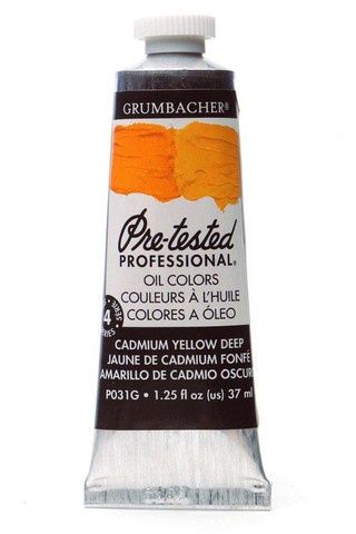 PRE-TESTED OIL CADMIUM YELLOW DEEP 37ML