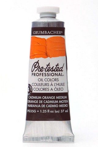PRE-TESTED OIL CADMIUM ORANGE MEDIUM 37ML
