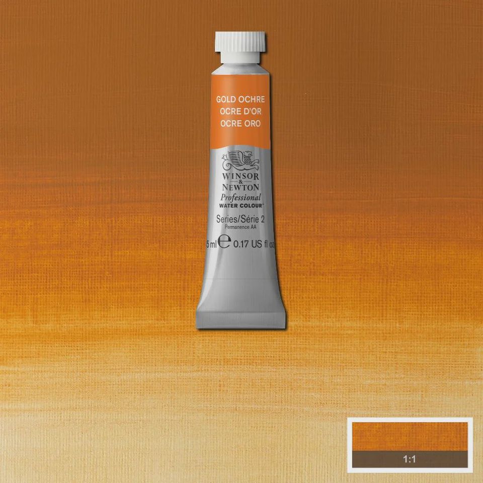 PROFESSIONAL WATER COLOUR GOLD OCHRE 5ML