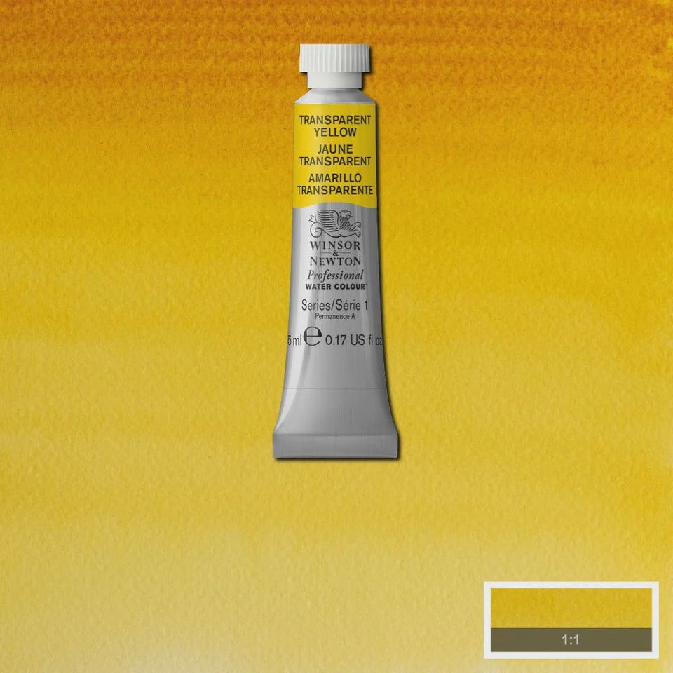 PROFESSIONAL WATER COLOUR TRANSPARENT YELLOW 5ML