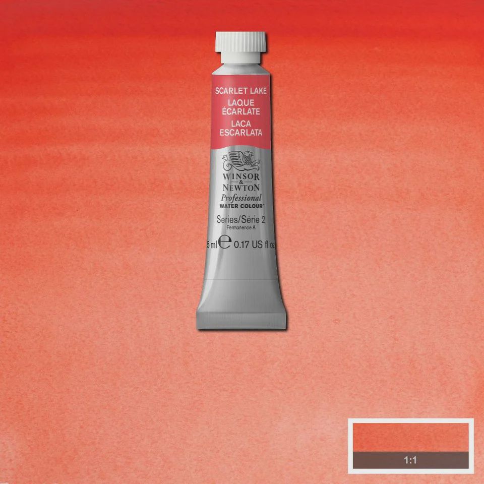 PROFESSIONAL WATER COLOUR SCARLET LAKE 5ML