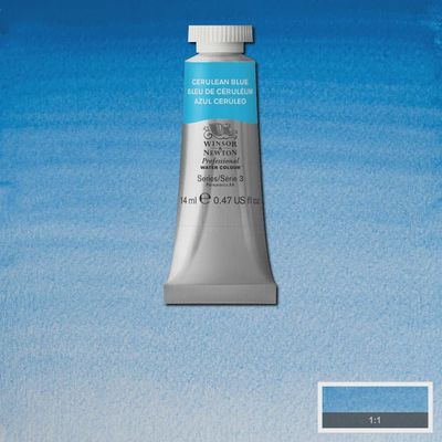 PROFESSIONAL WATERCOLOUR CERULEAN BLUE 14ML