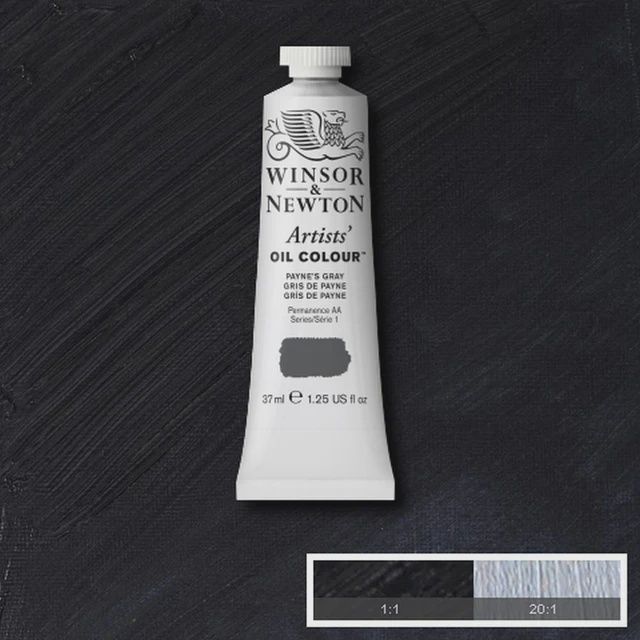 ART OIL PAYNES GRAY 37ML