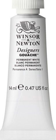 DESIGNERS GOUACHE PERMANENT WHITE 14ML