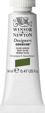DESIGNERS GOUACHE OLIVE GREEN 14ML