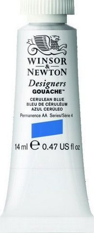 DESIGNERS GOUACHE CERULEAN BLUE 14ML