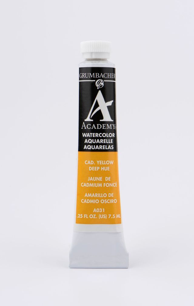ACADEMY WATERCOLOR CADMIUMM YELLOW DEEP 7.5ML