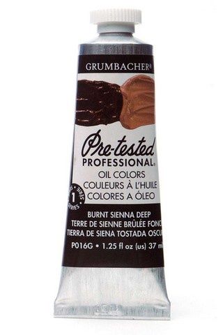PRE-TESTED OIL BURNT SIENNA DEEP 37ML