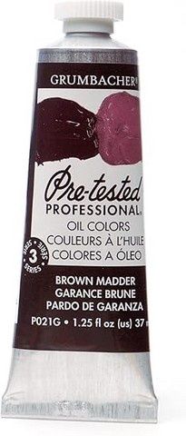 PRE-TESTED OIL BROWN MADDER 37ML