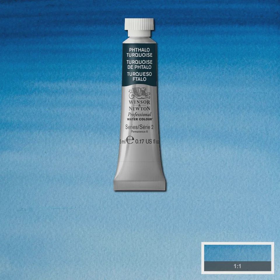 PROFESSIONAL WATER COLOUR PHTHALO TURQUOISE 5ML