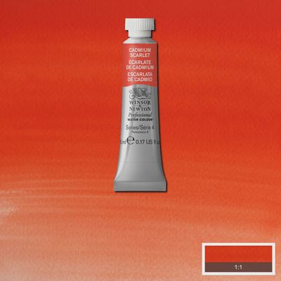 PROFESSIONAL WATERCOLOUR CADMIUM SCARLET 5ML