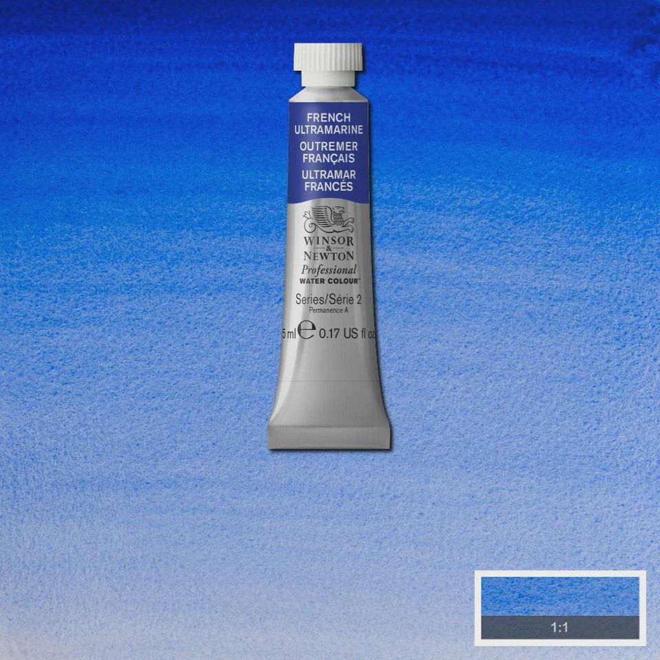 PROFESSIONAL WATER COLOUR FRENCH ULTRAMARINE 5ML