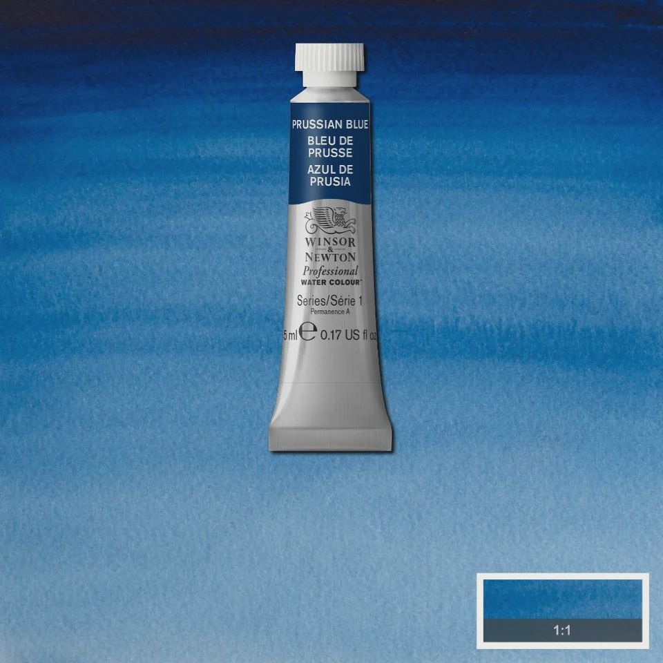 PROFESSIONAL WATER COLOUR PRUSSIAN BLUE 5ML