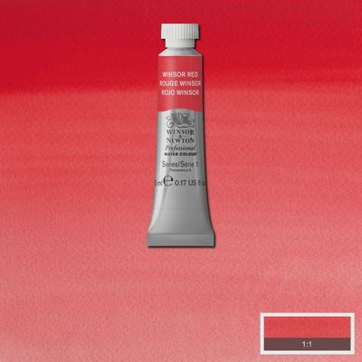 PROFESSIONAL WATERCOLOUR WINSOR RED 5ML