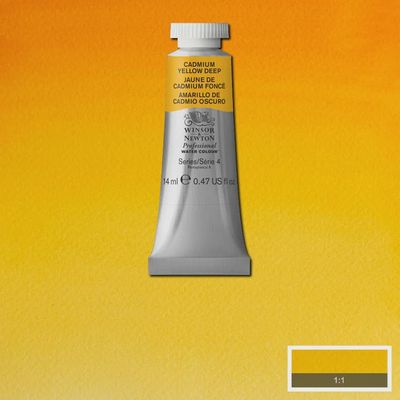 PROFESSIONAL WATERCOLOUR CADMIUM YELLOW DEEP 14ML