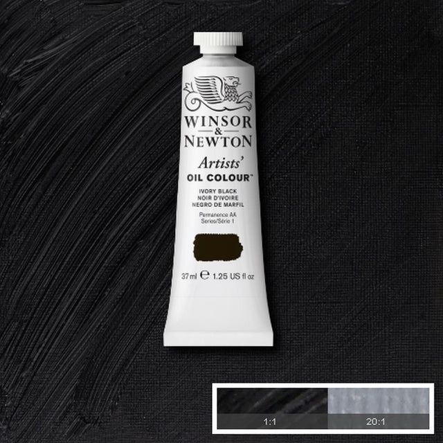 ART OIL IVORY BLACK 37ML
