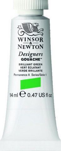 DESIGNERS GOUACHE BRILLIANT GREEN 14ML