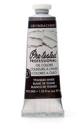 PRE-TESTED OIL TITANIUM WHITE 37ML
