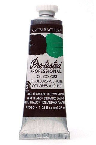 PRE-TESTED OIL THALO GREEN YELLOW  37ML